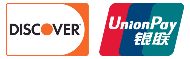 Discover、UnionPay（銀聯）
